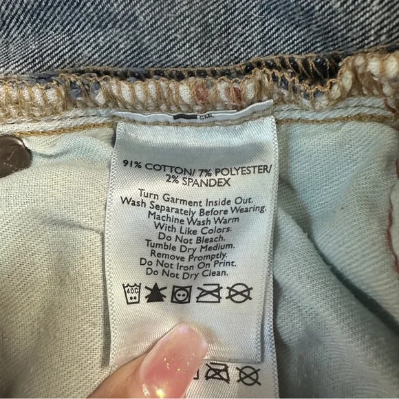 Eddie Bauer Women’s Curvy Fit Straight Leg Indigo Wash Jeans Sz 4 - Picture 6 of 6